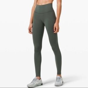 Lululemon Wunder Train 28” Smoked Spruce Size 6